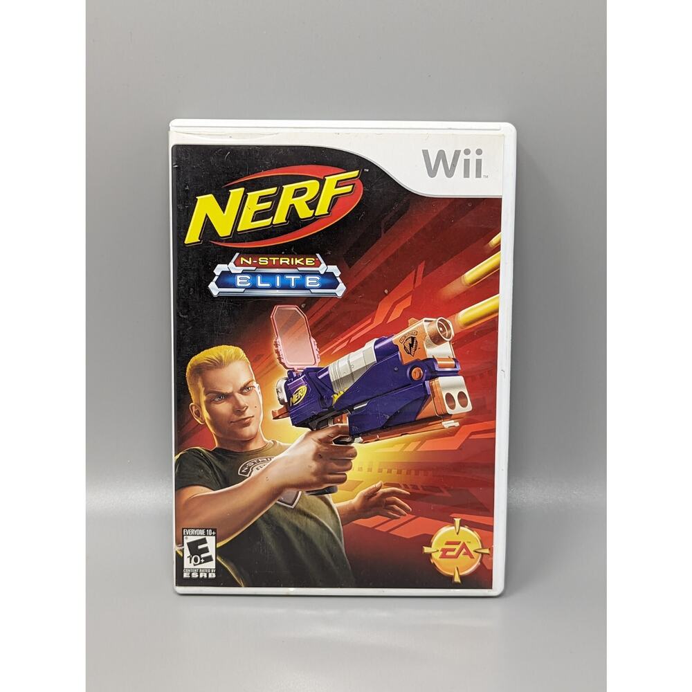 Nerf N-Strike Nintendo Wii Game Complete Manual Tested